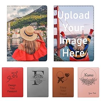 Amazon.com | Custom Passport Holder with Photo, Personalized